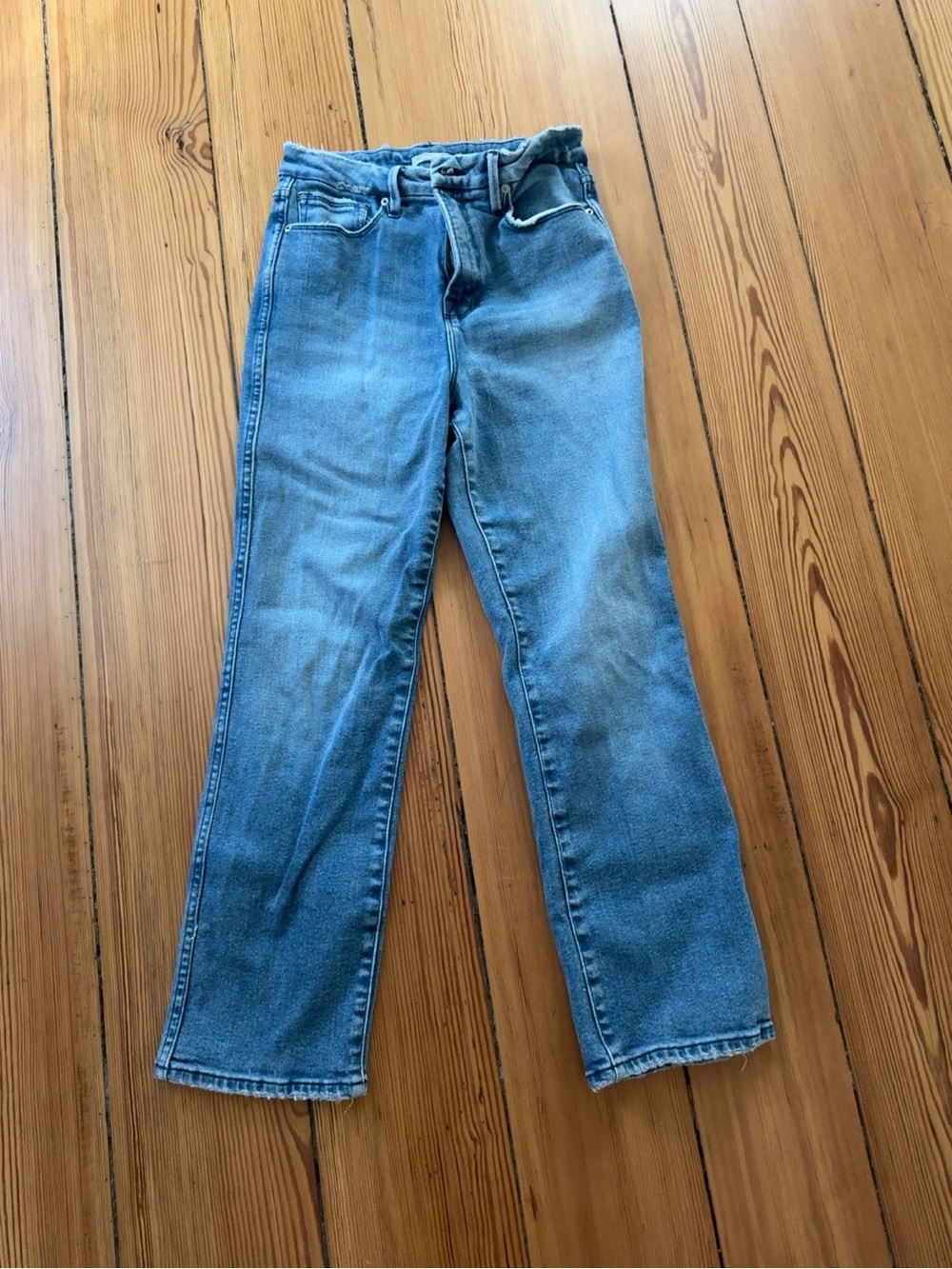 Classic High-Waist Women's Blue Jeans